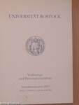 Universität Rostock - Vorlesungs- und Personalverzeichnis - Sommersemester 2003