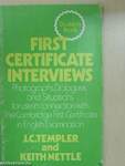 First Certificate Interviews - Students Book