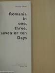 Romania in one, three, seven or ten Days