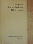 Taschenbuch der Abkürzungen