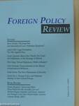 Foreign Policy Review 1/2003.