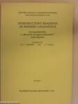 Introductory readings in modern linguistics