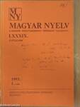 Magyar Nyelv 1993/1-4.