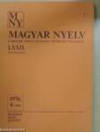 Magyar Nyelv 1976/4.