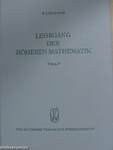 Lehrgang der höheren Mathematik V.