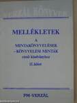 Mellékletek a Mintakönyvelések - Könyvelési minták című kiadványhoz II.