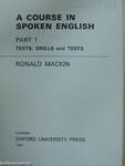 A Course in Spoken English 1.