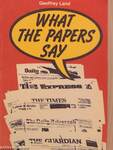 What the papers say