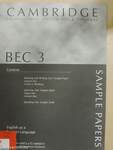 Cambridge BEC 3 - Sample Papers