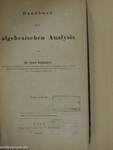 Handbuch der algebraischen Analysis