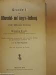 Grundriß Der Differential- Und Integral-Rechnung I-II.