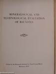 Mineralogical and Technological Evaluation of Bauxites