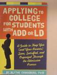 Applying to College for Students with ADD or LD