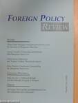 Foreign Policy Review 2/2003.