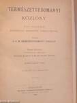 Természettudományi Közlöny 1898. január-december/Pótfüzetek a Természettudományi Közlönyhöz 1898. január-december