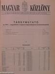 Magyar Közlöny 1996. január-december I-VI.