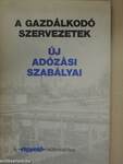 A gazdálkodó szervezetek új adózási szabályai