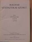 Magyar Statisztikai Szemle 1938. január-december I-II.