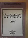 Támogatások és elvonások 1994