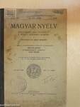 Magyar Nyelv 1937. január-június (fél évfolyam)