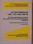 Az információ 1981. évi helyzete