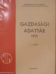 Gazdasági adattár 1971. I-II.