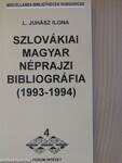 Szlovákiai magyar néprajzi bibliográfia (1993-1994)