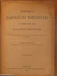 Dárday S. Igazságügyi törvénytára III/1. (rossz állapotú)