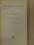 From Donne to Marvell