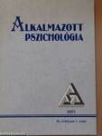 Alkalmazott Pszichológia 2001/1-4.