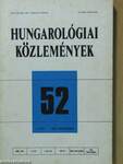 Hungarológiai Közlemények 1982. szeptember