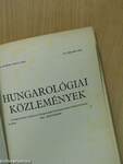 Hungarológiai Közlemények 1982. szeptember