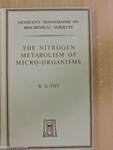 The Nitrogen Metabolism of Micro-organisms