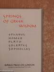 Springs of Greek Wisdom