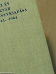 Húsz év magyar könyvkiadása