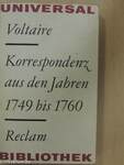 Korrespondenz aus den Jahren 1749 bis 1760