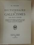 Dictionnaire des gallicismes