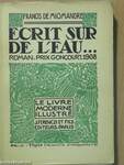 Écrit sur de l'eau