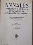 Annales Universitatis Scientiarum Budapestinensis de Rolando Eötvös nominatae 14/1980.