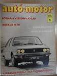 Autó-Motor 1978. január-december/Autó-Motor-Sport magazin 1978. január-február