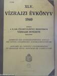 XLV. vízrajzi évkönyv 1940