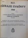 XLV. vízrajzi évkönyv 1940