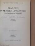 Readings in modern linguistics (for Students of English)