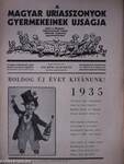 A Magyar Uriasszonyok Gyermekeinek Ujságja 1935. január-december