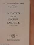 Exposition and the English Language