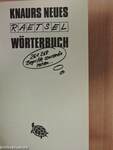 Knaurs neues Raetsel Wörterbuch