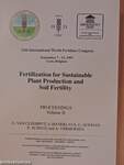 Fertilization for Sustainable Plant Production and Soil Fertility II.