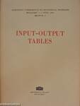 Input-output tables