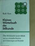 Kleines Wörterbuch der Stilkunde