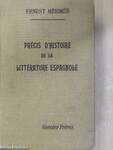 Précis d'Histoire de la Littérature Espagnole